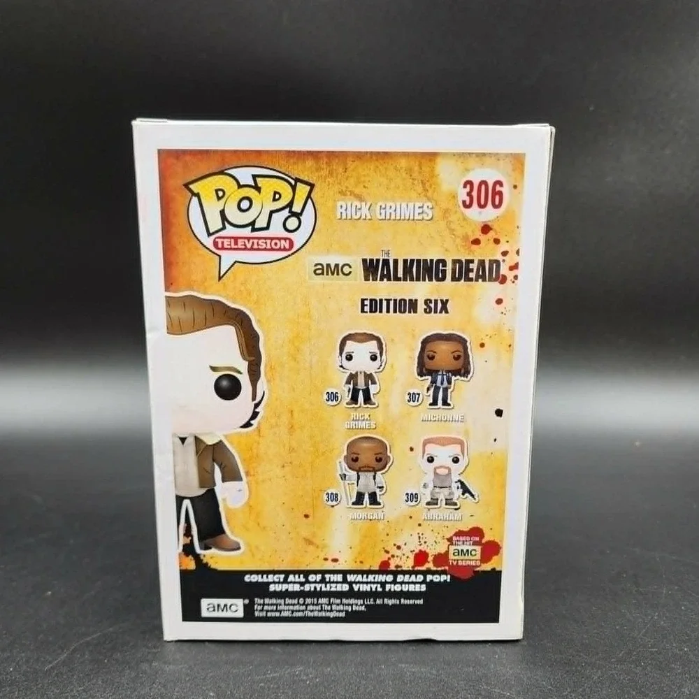Funko Pop Rick Grimes‎ Brown Walking Dead 306 Vinyl Figure AMC Edition 6